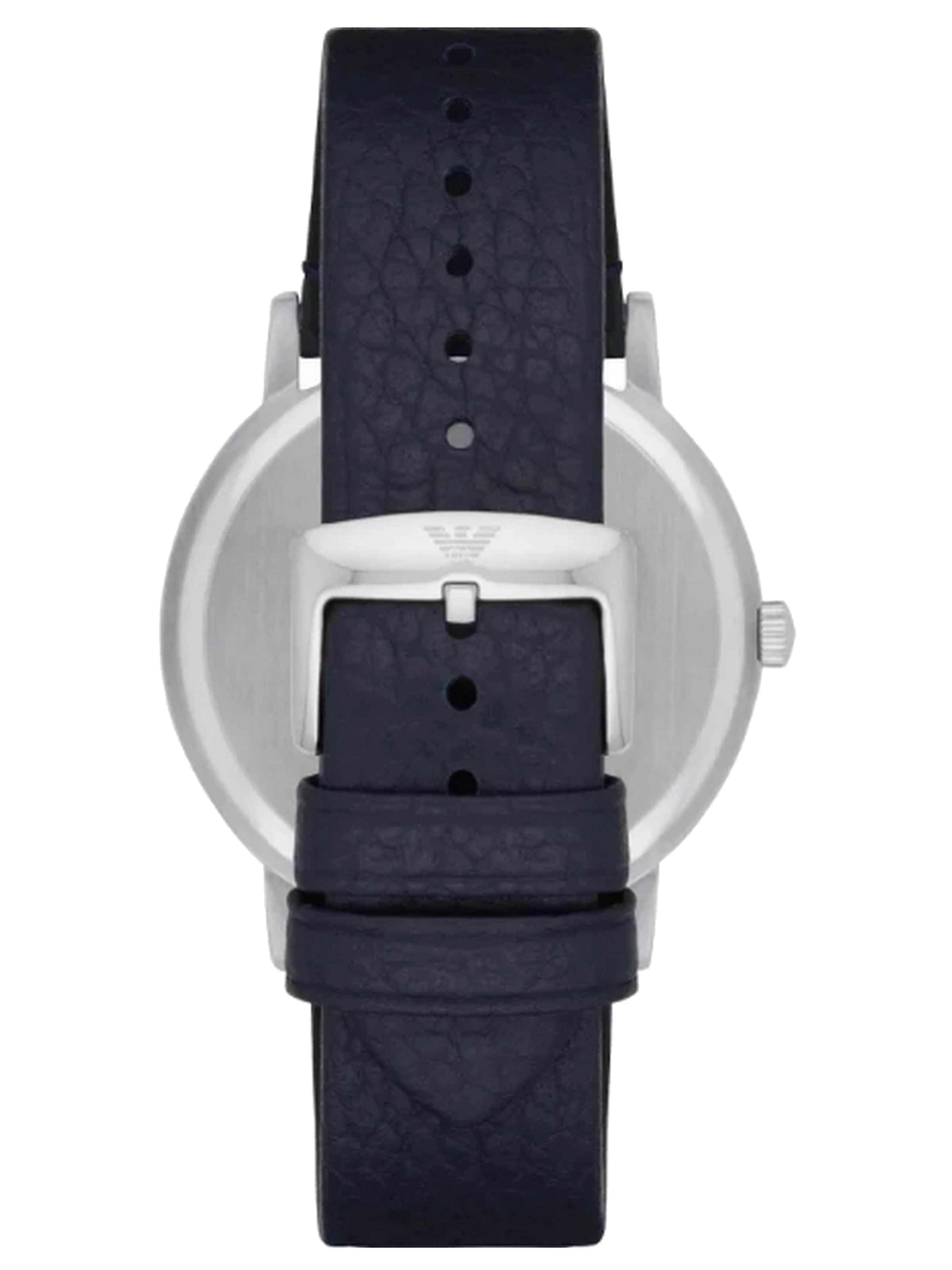 Emporio Armani Analoog horloge 'Kappa Silver' in Zilver