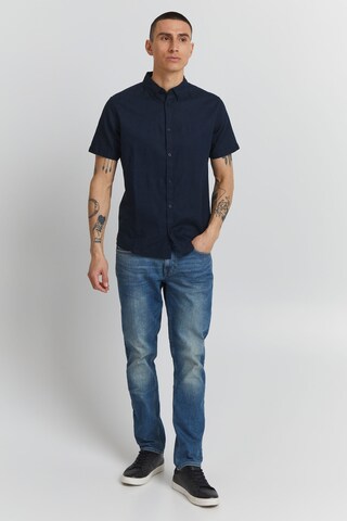 INDICODE JEANS Regular fit Button Up Shirt 'IDHank' in Blue