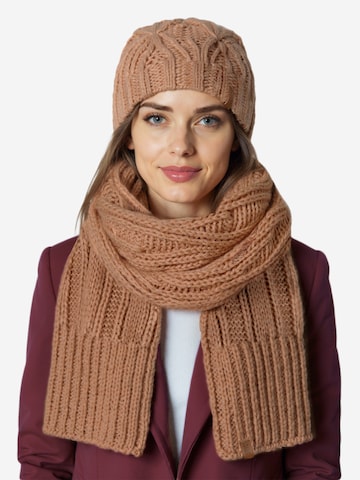 Vivisence Mütze '70112 Set' in Beige