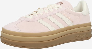 rožinė ADIDAS ORIGINALS Sportbačiai be auliuko 'GAZELLE BOLD': priekis