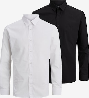 Chemise business 'Joe' JACK & JONES en noir : devant