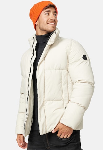 INDICODE JEANS Winter Jacket 'Lanse' in Beige
