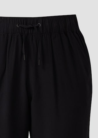 Wide Leg Pantalon QS en noir