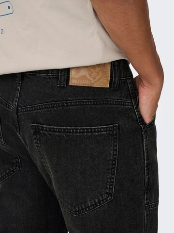 Only & Sons regular Jeans 'EDGE' i sort