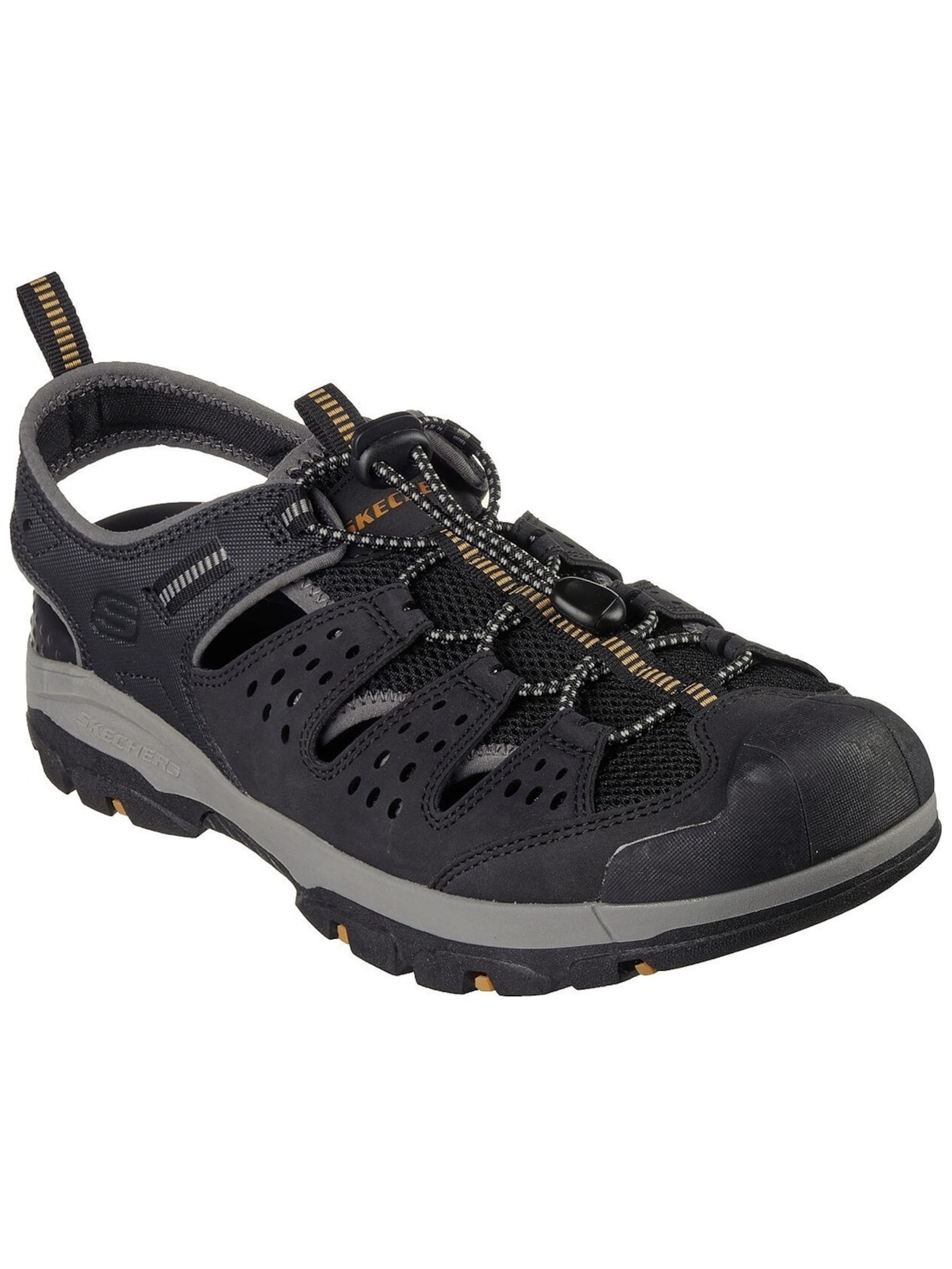 SKECHERS - Sandalias de trekking 'Skechers Tresmen - Menard' en negro: frente