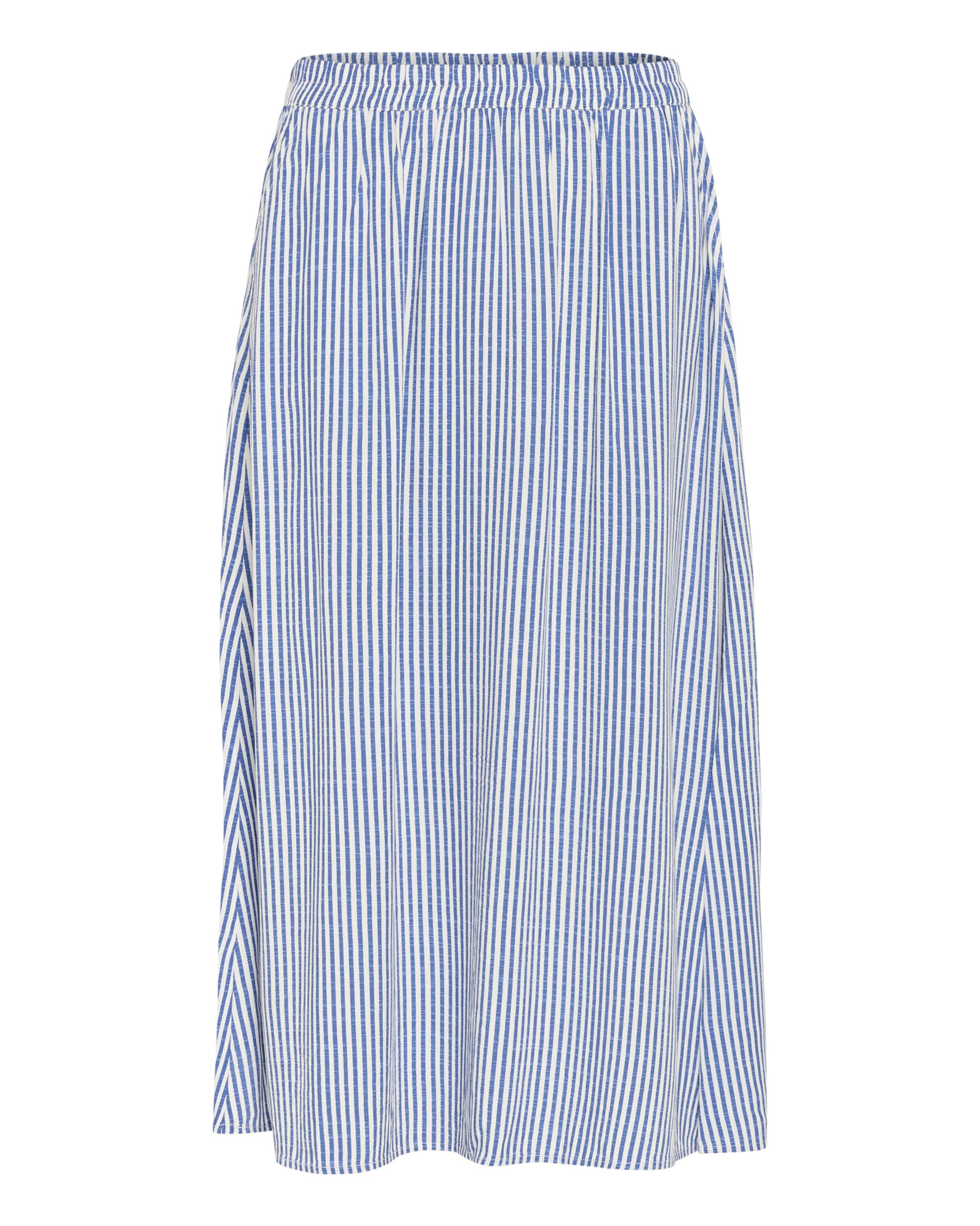 Cream Nederdel 'Tiah' i blå: forside