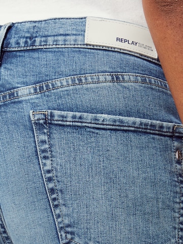 REPLAY Regular Jeans 'LEONY' in Blau