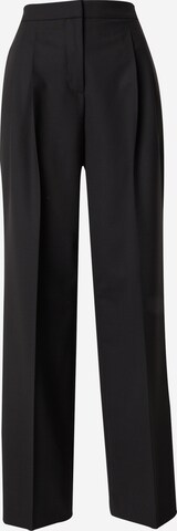 regular Pantaloni con pieghe 'Helepher-2' di HUGO in nero: frontale