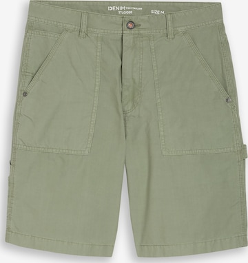 TOM TAILOR DENIM Broek 'TTLOOSE' in Groen: voorkant