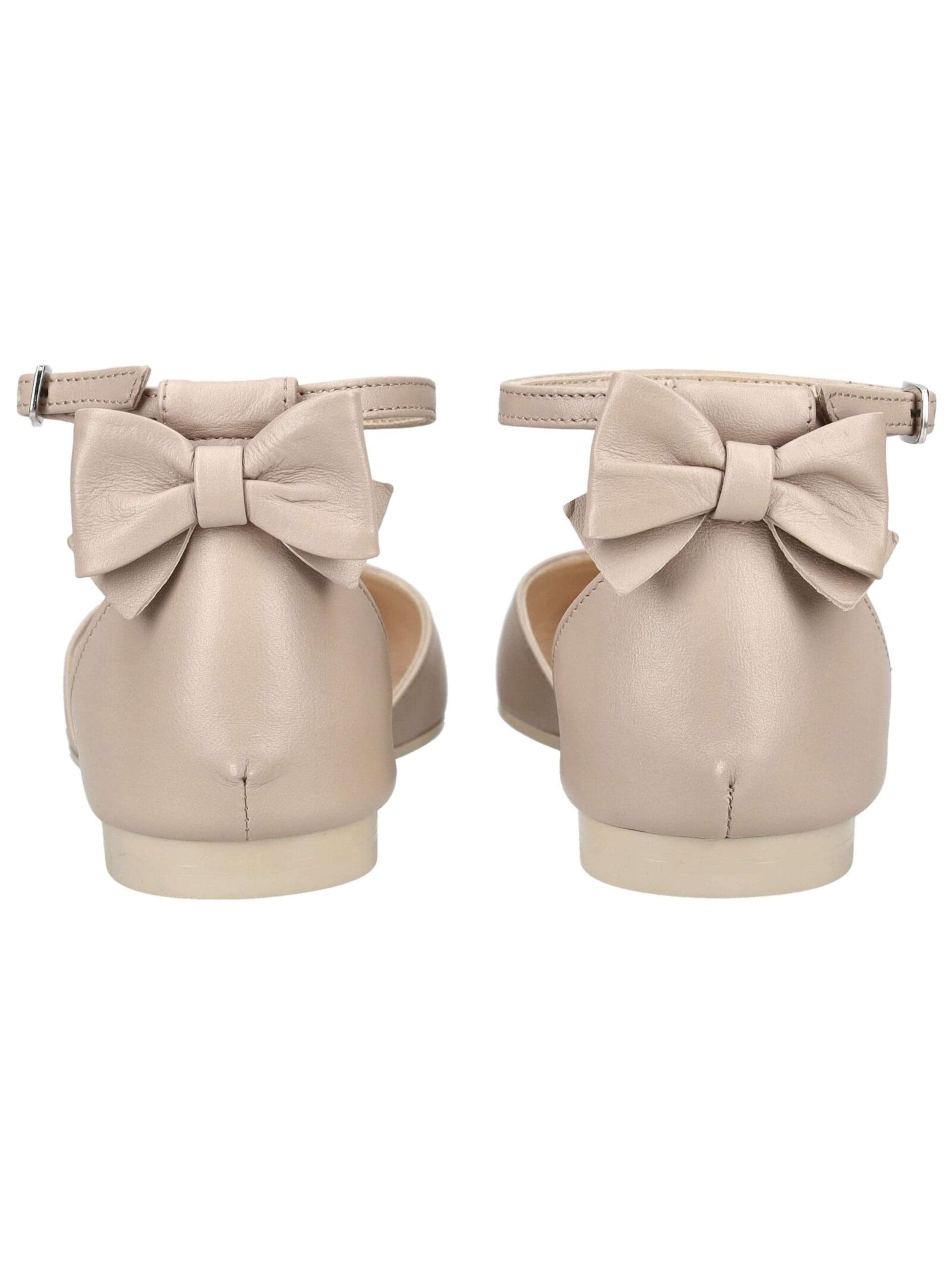 Ballerina con cinturino di Nero Giardini in beige