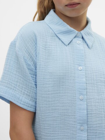Chemisier 'VMNatali' Vero Moda Girl en bleu