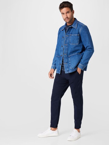 Nudie Jeans Co Between-Season Jacket 'Barney' in Blue