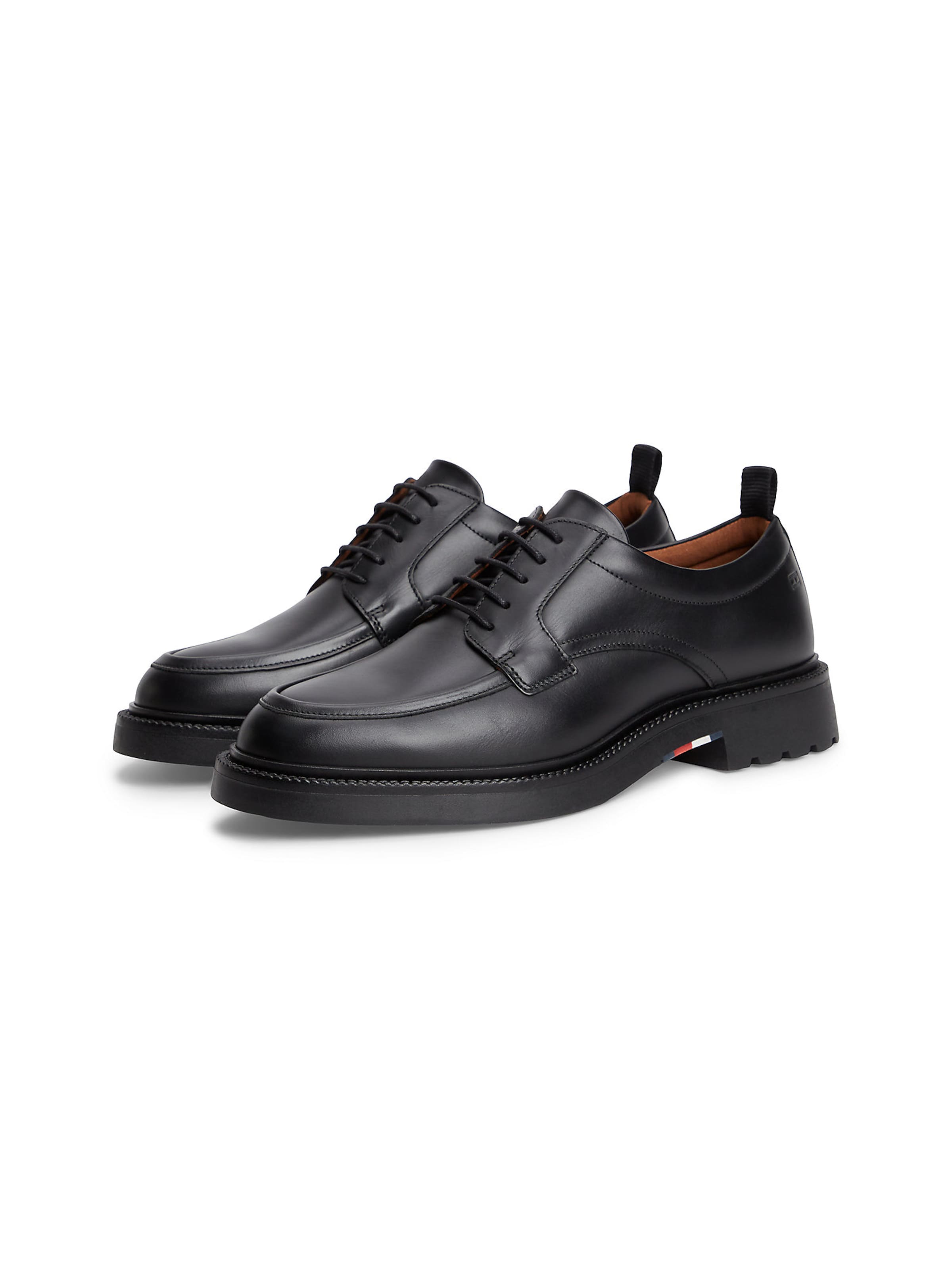 Chaussure à lacets TOMMY HILFIGER en noir