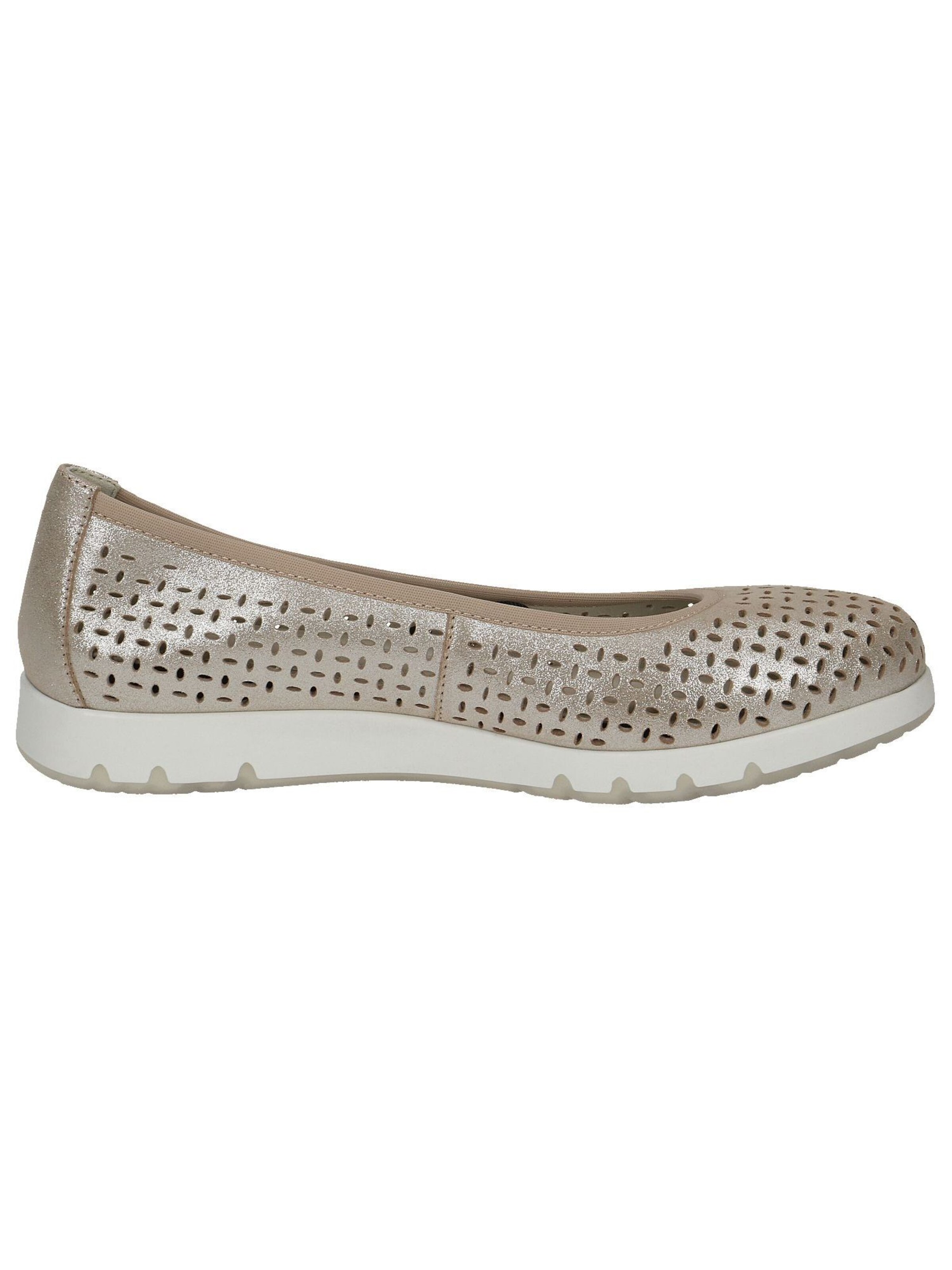 Ballerines CAPRICE en or