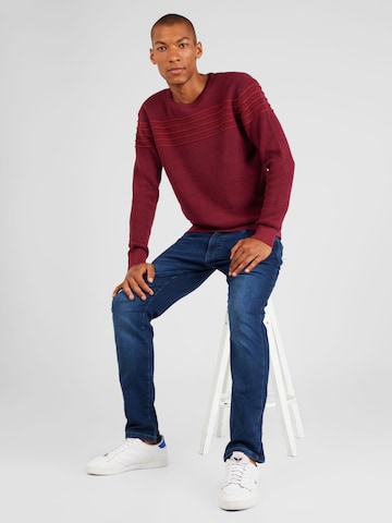 ABOUT YOU - Pullover 'Emre' em vermelho