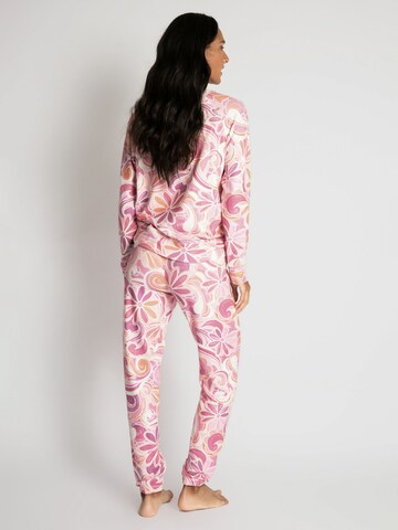 Pantalon de pyjama 'Stay Groovy' PJ Salvage en rose