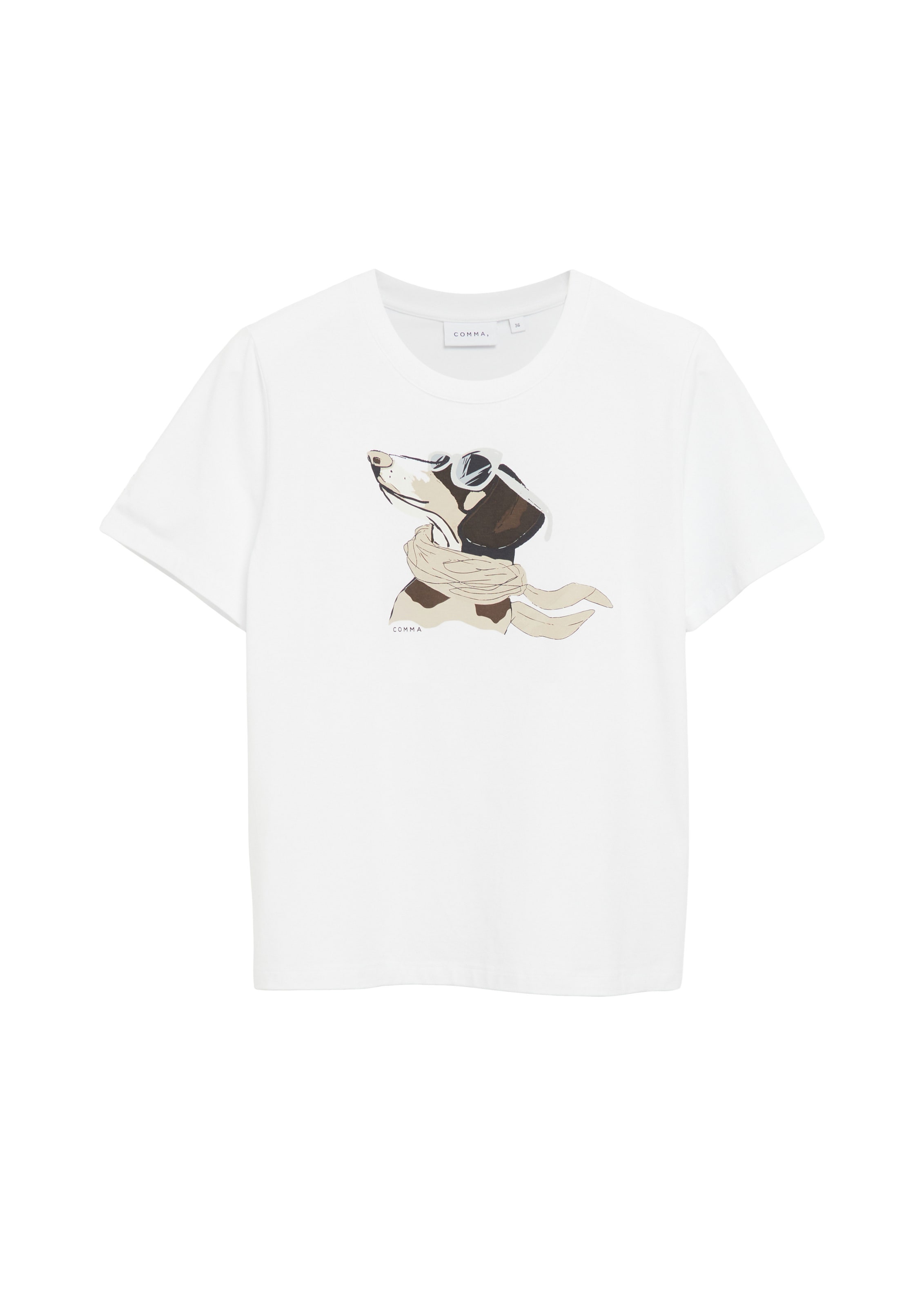 COMMA Shirt in White: front
