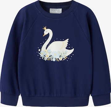 mėlyna NAME IT Megztinis be užsegimo 'NMFVENUS': priekis