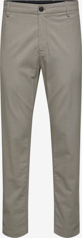 SELECTED HOMME Slim fit Pants 'York' in Grey: front