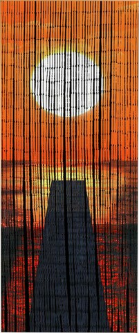 Wenko Bambusvorhang 'Sonnenuntergang' in Schwarz: predná strana