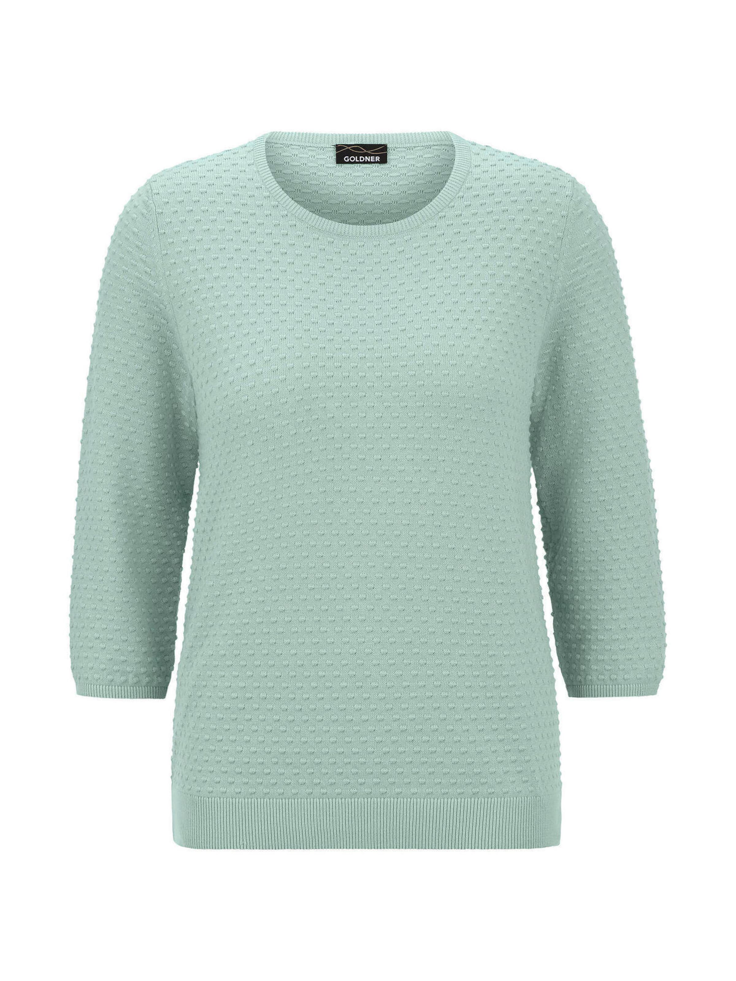 Goldner Pull-over en S en menthe, Vue avec produit