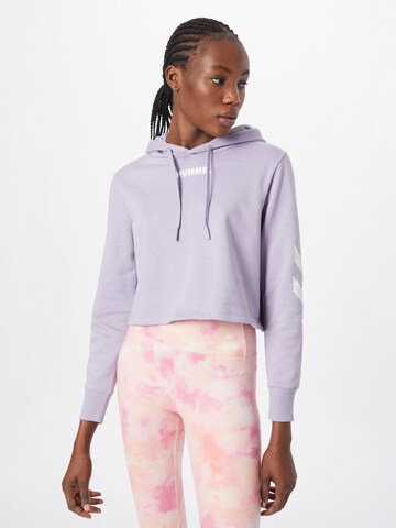 Sweat-shirt Hummel en violet : devant