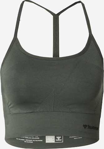 Hummel Bustier Urheilutoppi 'Tiffy' värissä vihreä: etupuoli