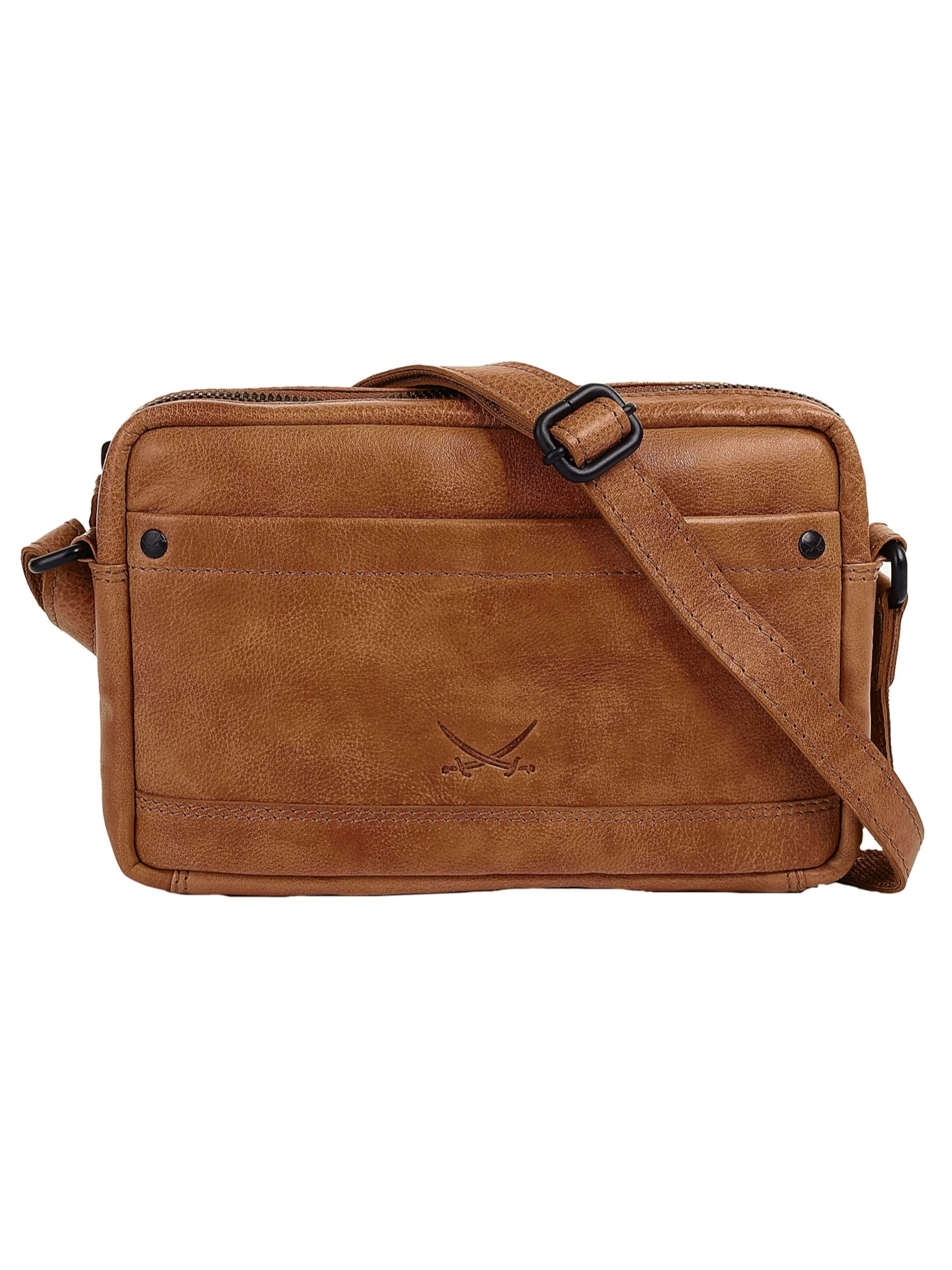 SANSIBAR Crossbody bag in Brown: front