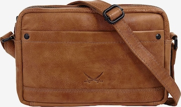 Sac à bandoulière SANSIBAR en marron : devant