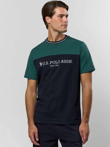 U.S. POLO ASSN. Klasický střih Košile ' USCarlo ' – zelená: přední strana