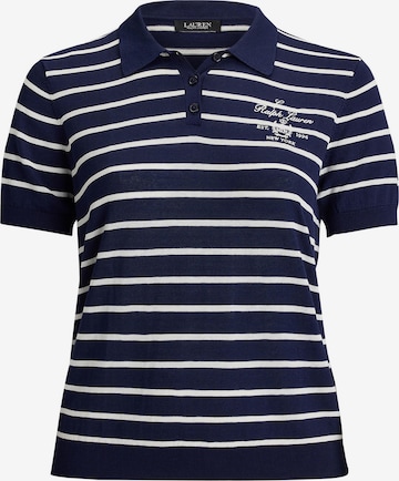 mėlyna Lauren Ralph Lauren Plus Megztinis 'Natrissa': priekis