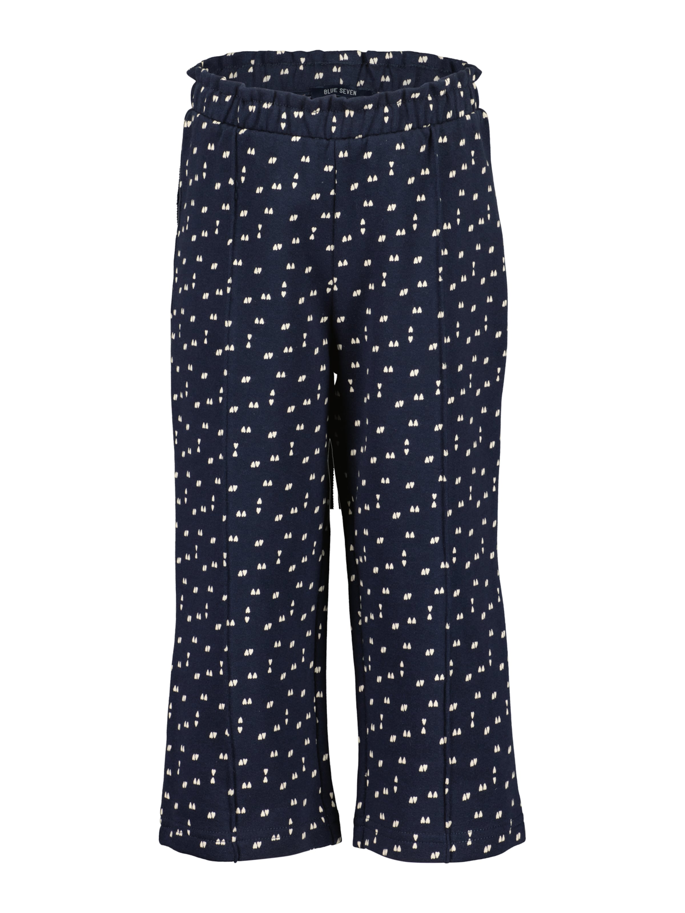 BLUE SEVENWide Leg/ Široke nogavice Hlače - plava boja: prednji dio