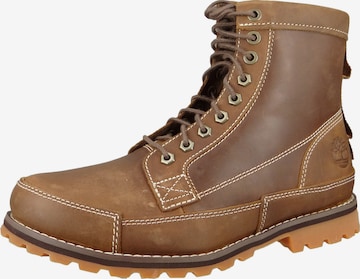 TIMBERLAND Šněrovací boty – hnědá: přední strana