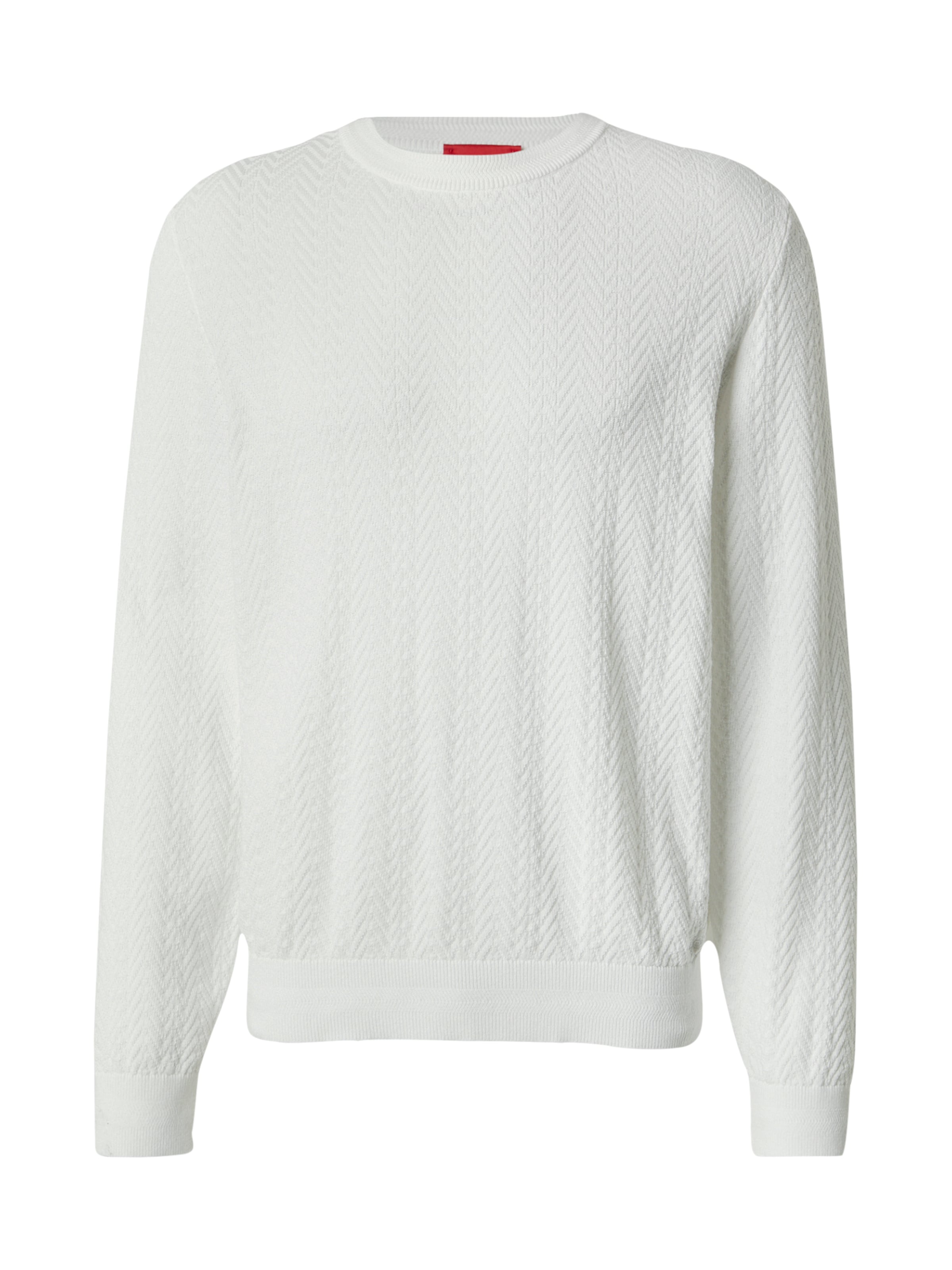 HUGO Pullover &#x27;Simo&#x27; in Weiß: Vorderseite