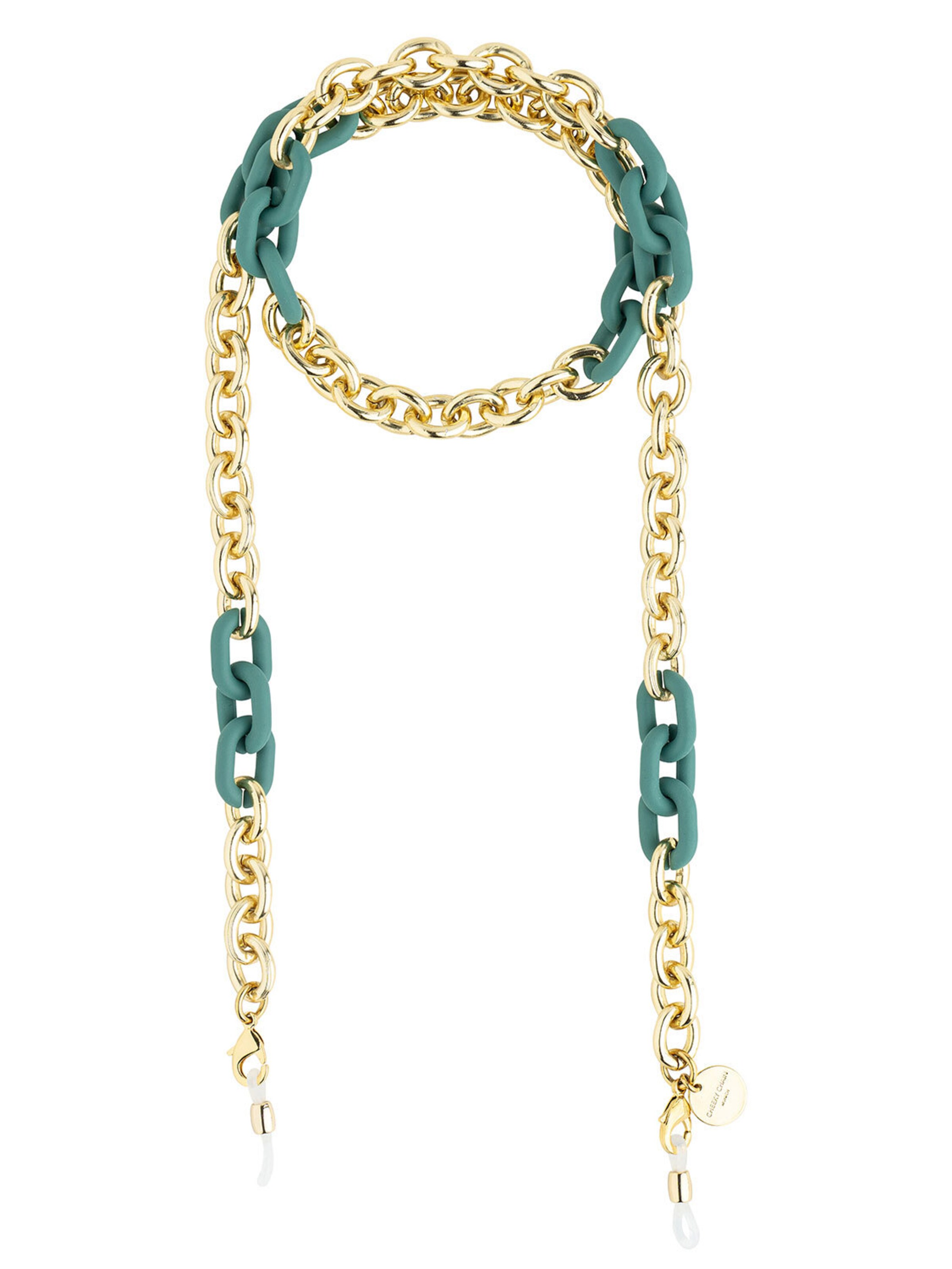 Cheeky Chain Munich Ketting 'Kyoto' in Groen: voorkant