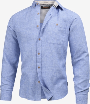INDICODE JEANS Hemd in Blau: Vorderseite
