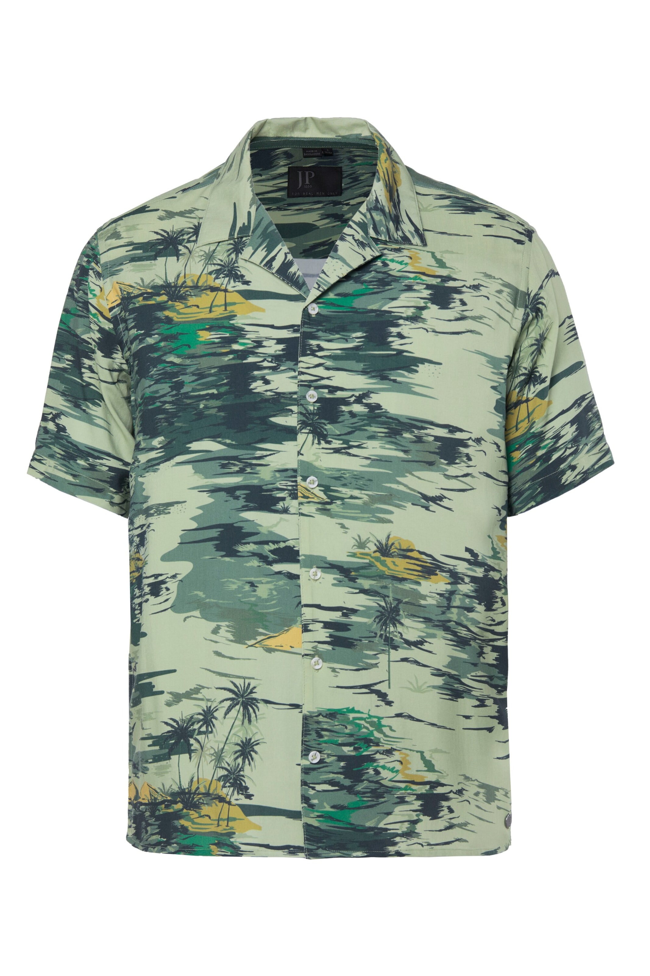 JP1880 Regular fit Button Up Shirt in Green: front