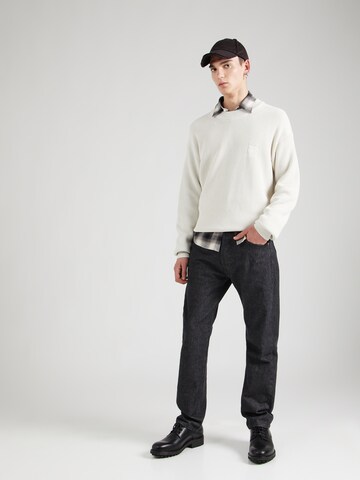 BOSS Sweater 'Acircolo' in Beige