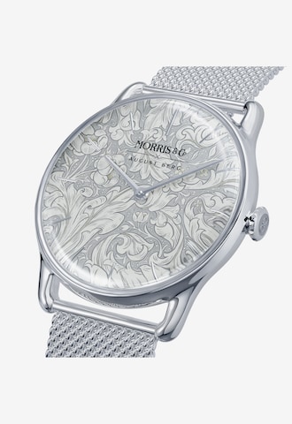 August Berg Analog Watch in Silver