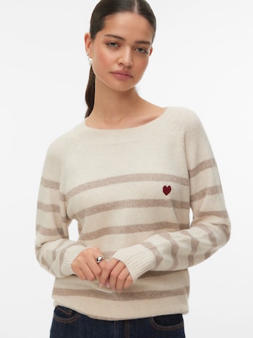 VERO MODA Neulepaita 'VMDOFFY' värissä beige: etupuoli