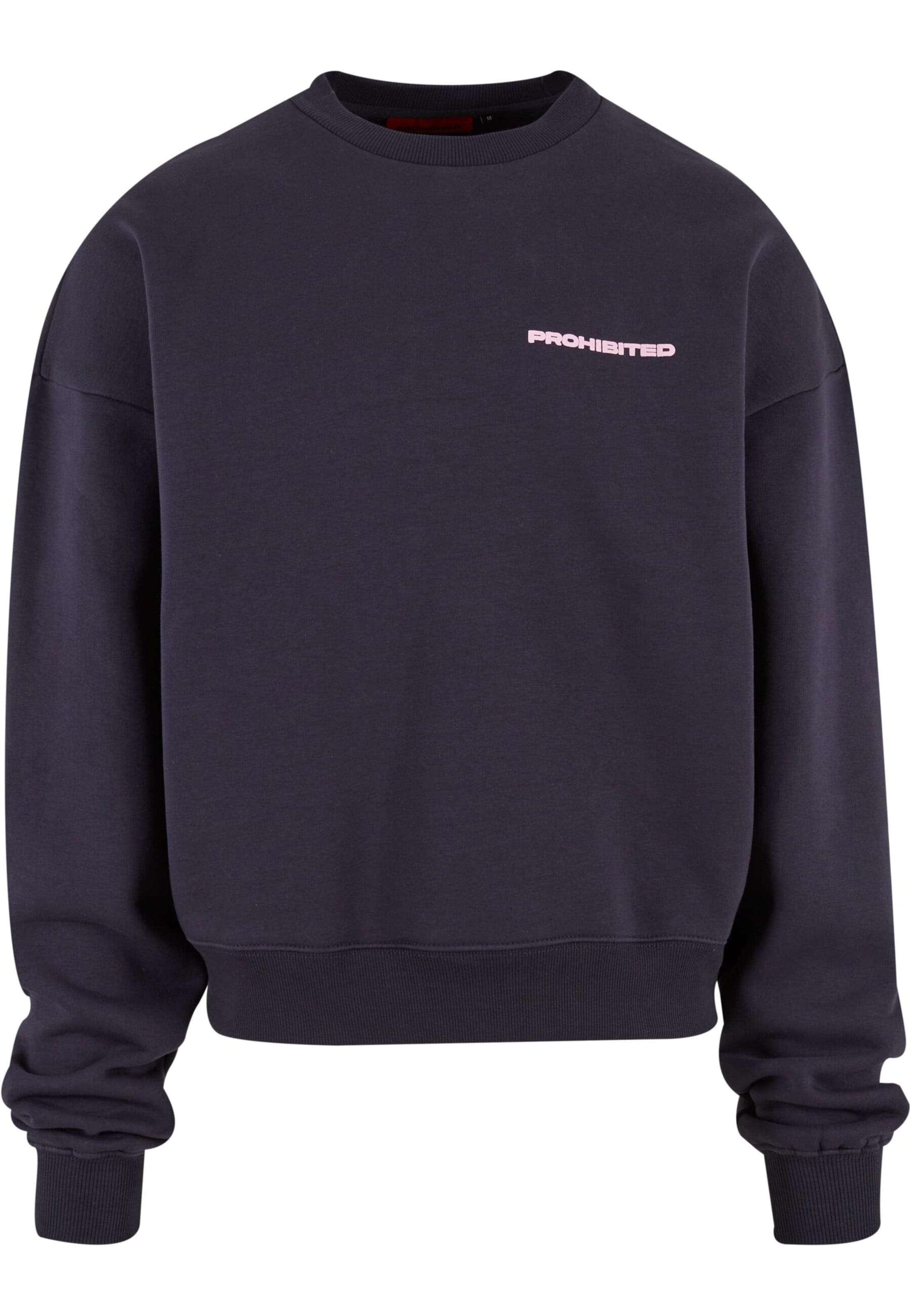 ProhibitedSweater majica - siva boja: prednji dio