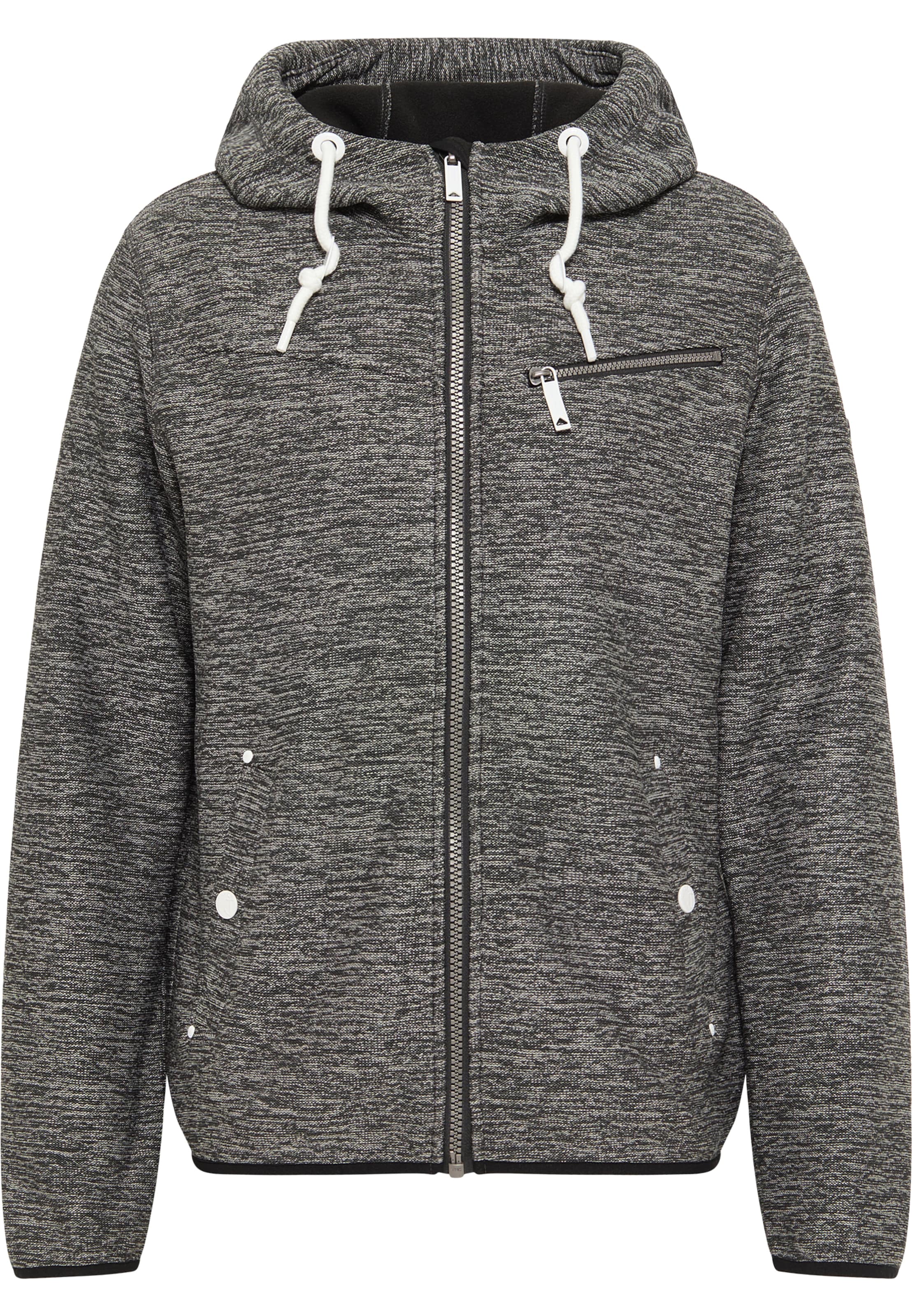 DreiMaster Maritim - Chaqueta polar en gris: frente