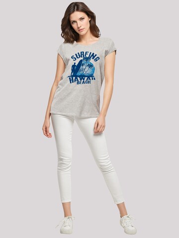 T-shirt 'Hawaii Surf Beach Summer' F4NT4STIC en gris