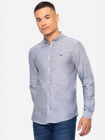 Threadbare Regular fit Overhemd 'Beacon' in Blauw: voorkant