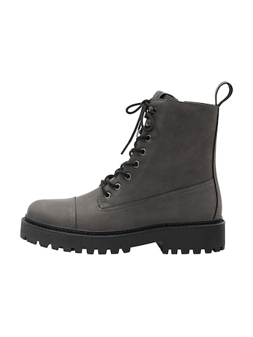 Pull&Bear Schnürboots in Grau