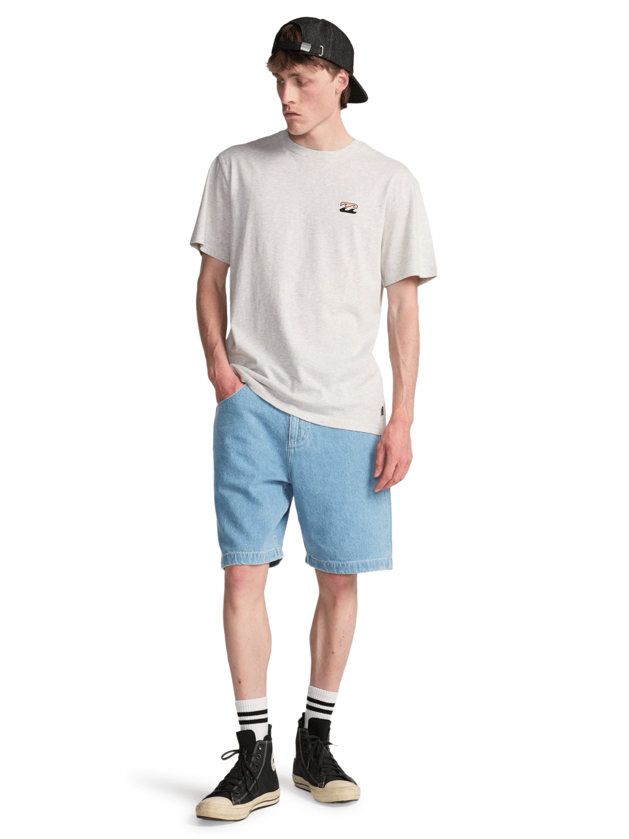 BILLABONG Shirt 'Icon Wave' in Grey