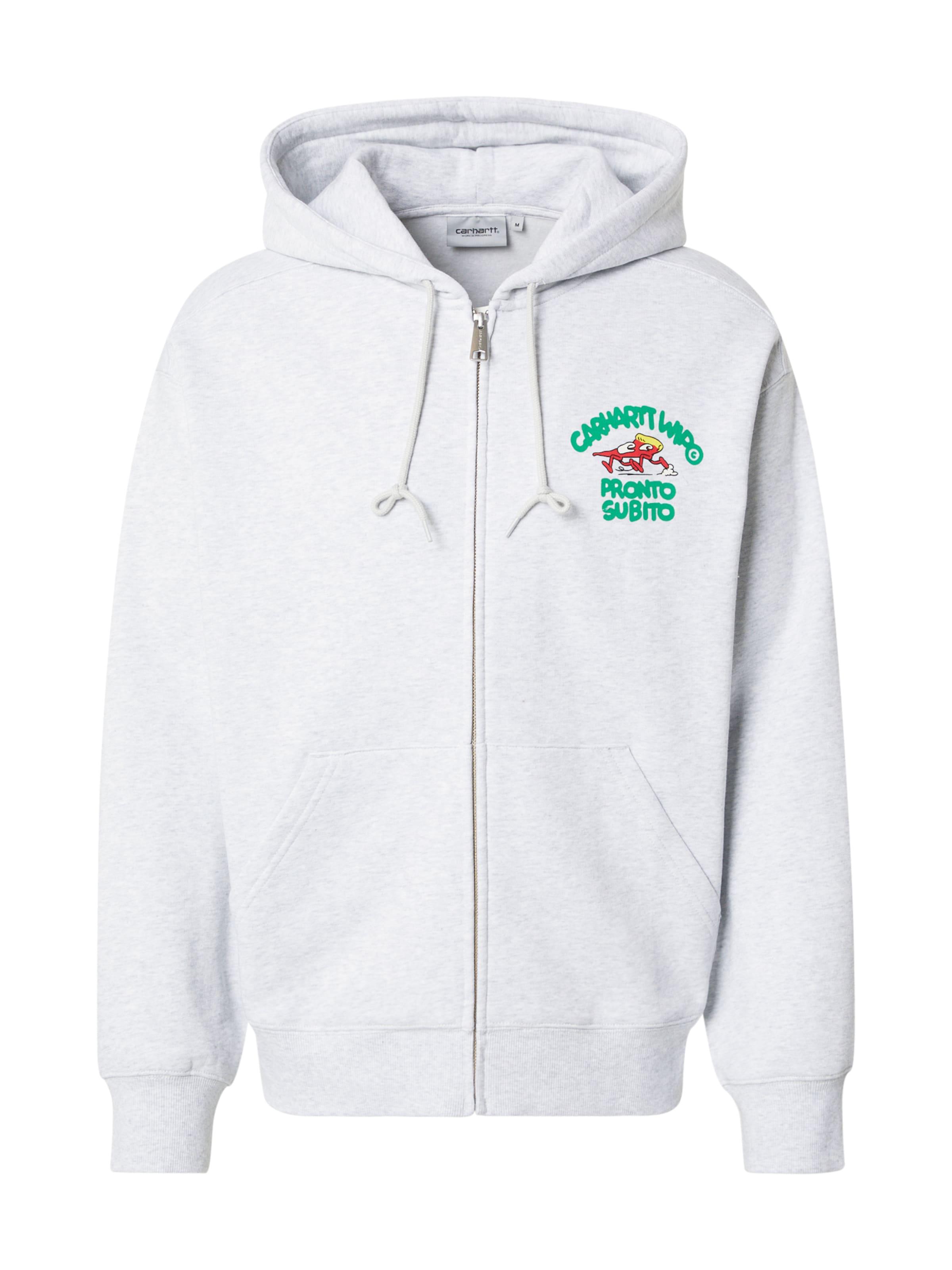 Carhartt WIP Ζακέτα φούτερ 'Pronto' σε γκρι: μπροστά