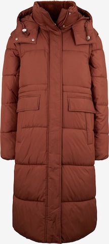 TOM TAILOR Χειμερινό παλτό σε καφέ: μπροστά