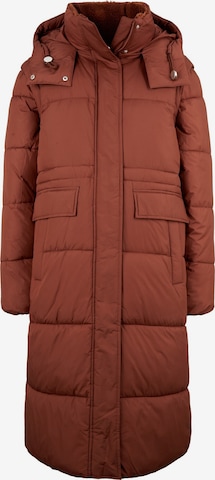 TOM TAILOR Winter Coat in Brown: front