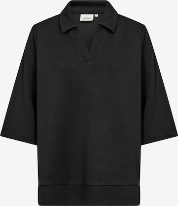 Pull-over ' WA-SEBINA 83 ' Wasabi Concept en noir : devant